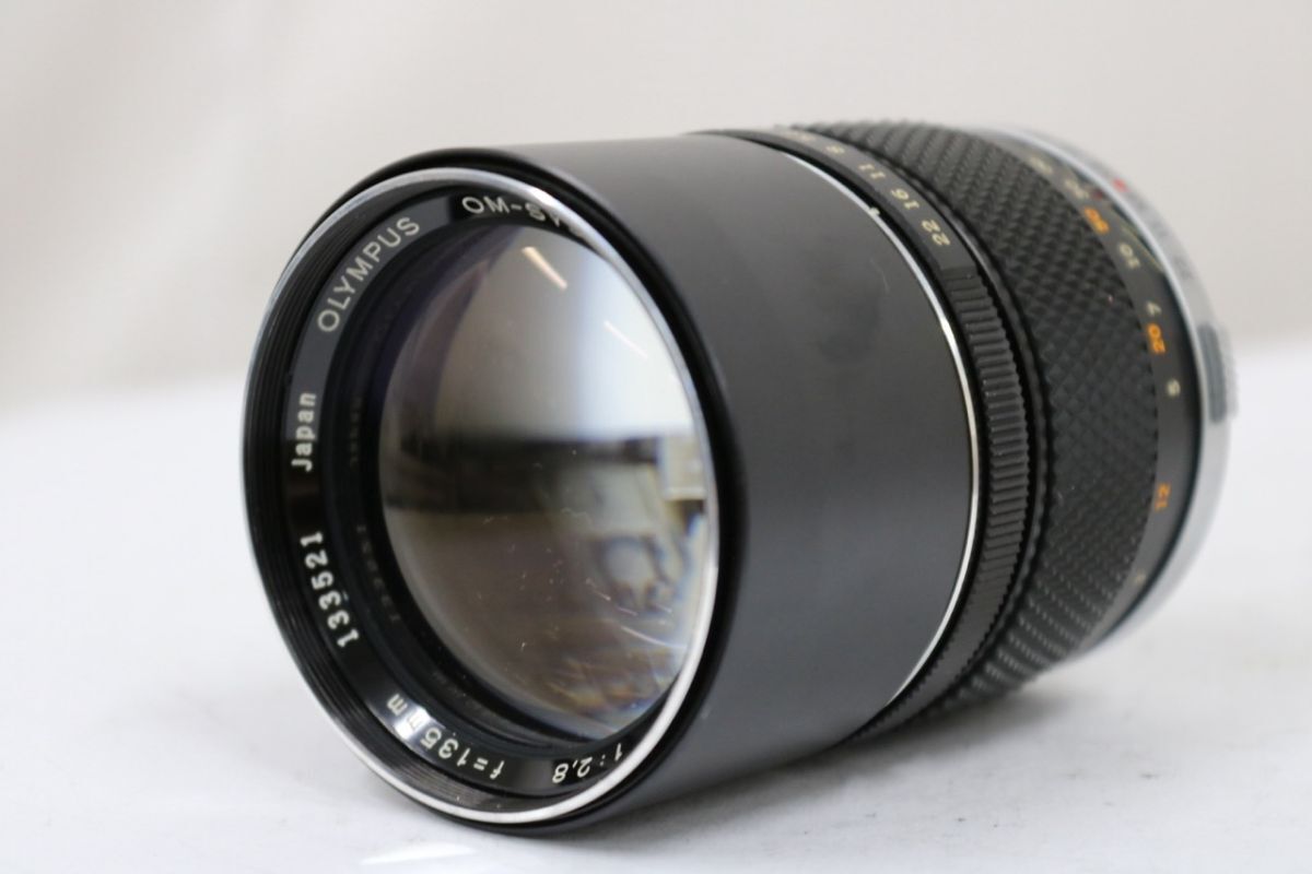 【返品保証】 オリンパス Olympus OM-SYSTEM E.ZUIKO AUTO-T 135mm F2.8 レンズ e9659