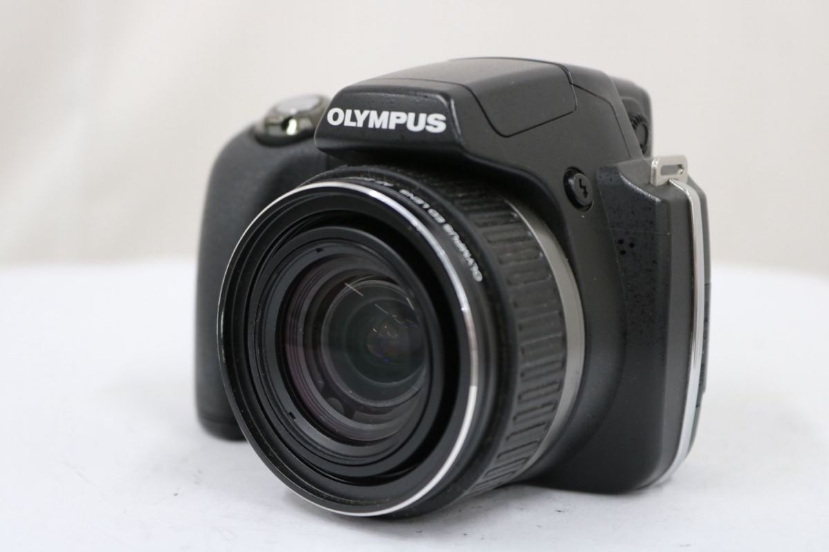 【返品保証】 【便利な単三電池で使用可】オリンパス Olympus SP-565UZ ブラック コンパクトデジタルカメラ e9628