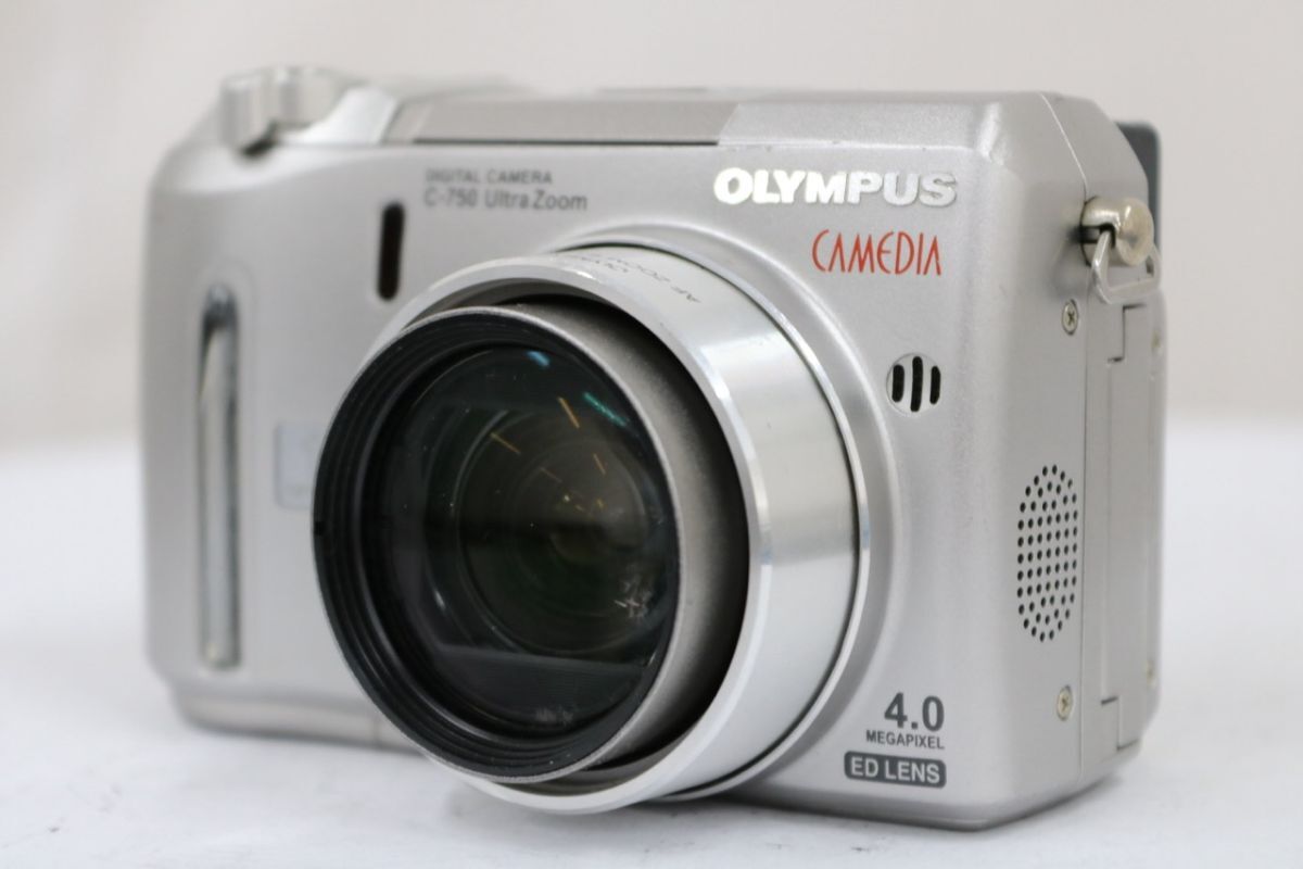 【返品保証】 【便利な単三電池で使用可】オリンパス Olympus C-750 Ultra Zoom コンパクトデジタルカメラ e9627