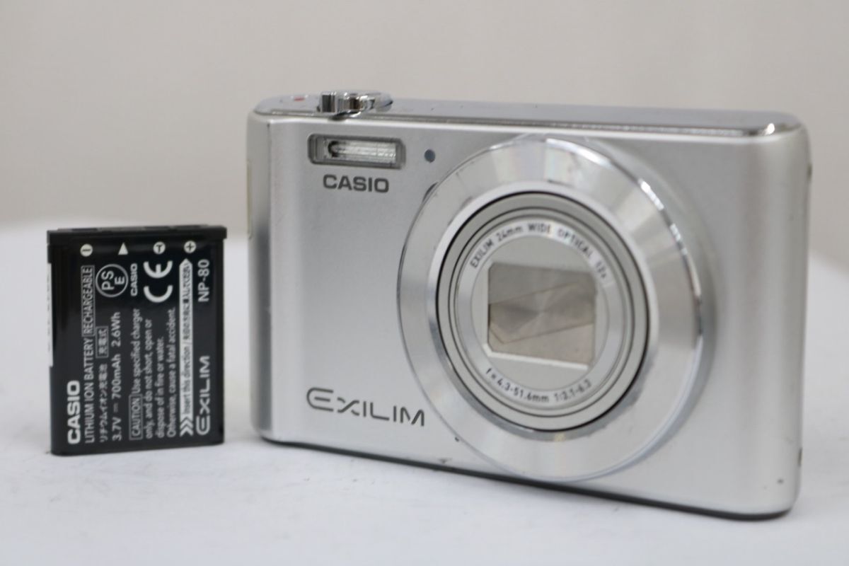 【返品保証】 カシオ Casio EXILIM ZS-180 12x バッテリー付き コンパクトデジタルカメラ e9620