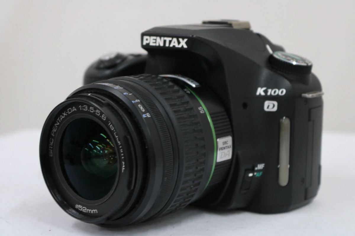 【返品保証】 ペンタックス Pentax K100 D PEBTAX-DA 18-55mm F3.5-5.6 AL ボディレンズセット e9610