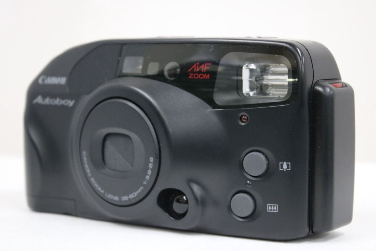【返品保証】 キャノン Canon Autoboy 38mm-60mm F3.8-5.8 ブラック コンパクトカメラ e9602