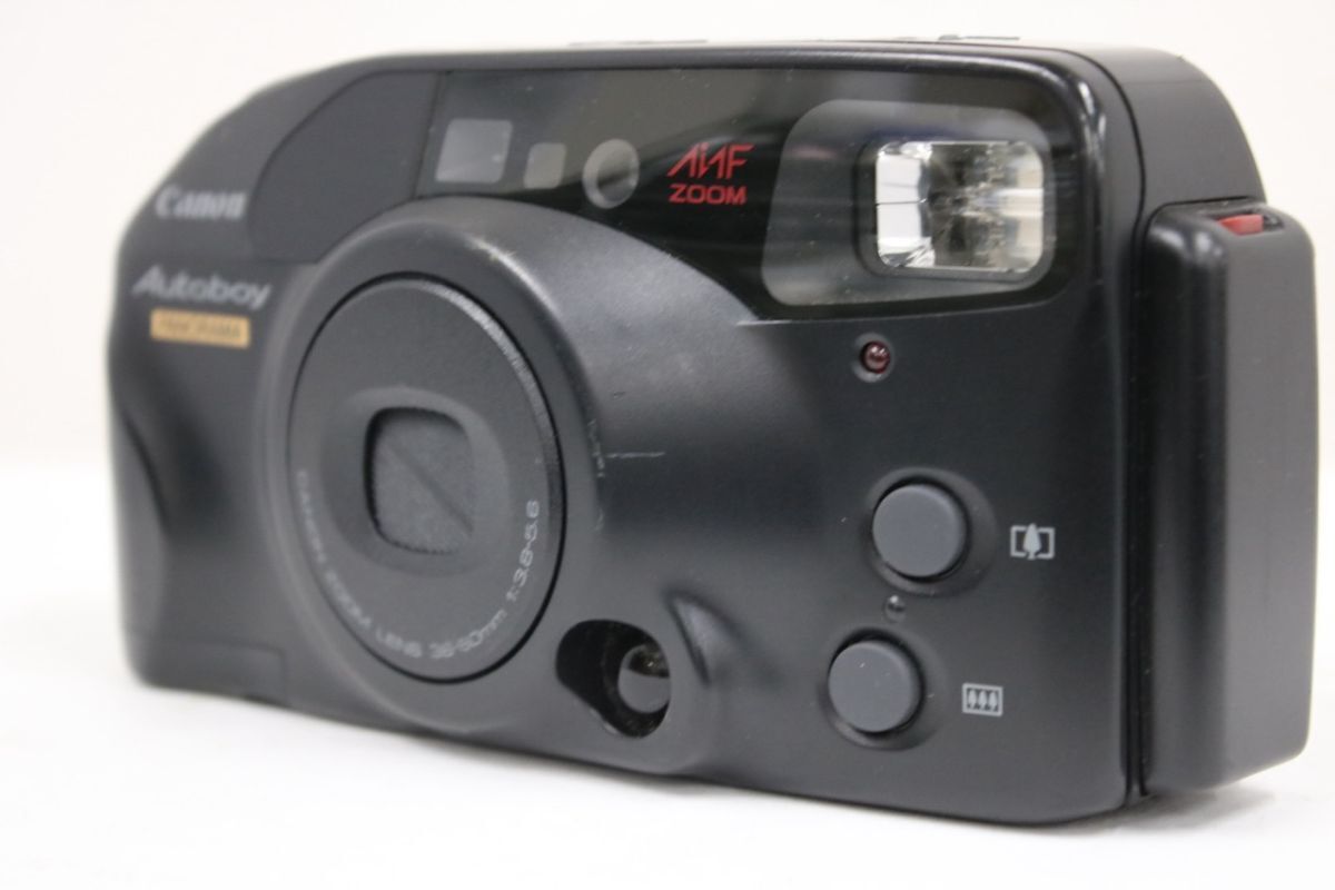 【返品保証】 キャノン Canon Autoboy PANORAMA 38-60mm F3.8-5.6 ブラック コンパクトカメラ e9591