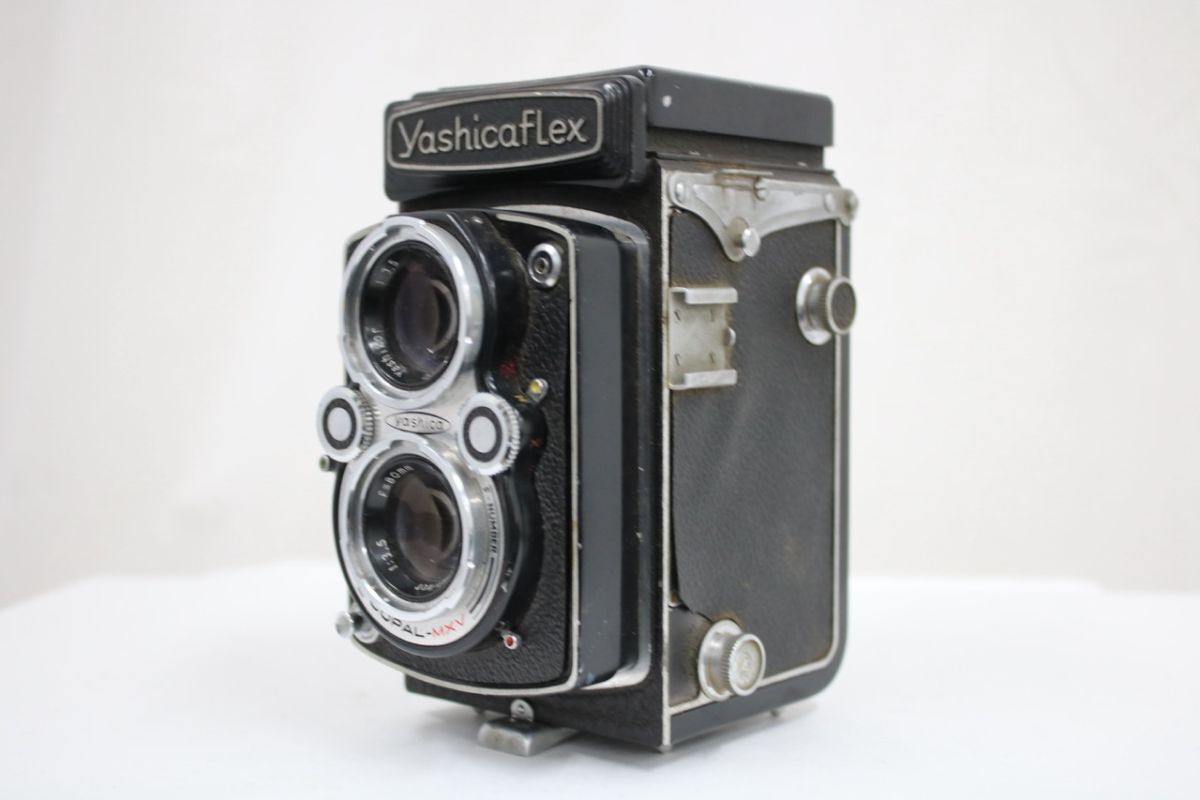 【返品保証】 ヤシカ Yashica Yashicaflex 80mm F3.5 二眼カメラ e9585