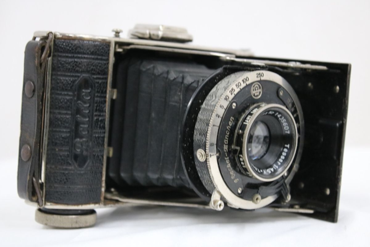 【返品保証】 Balda BALDAX Tessar 7.5cm F4.5 蛇腹カメラ e9567