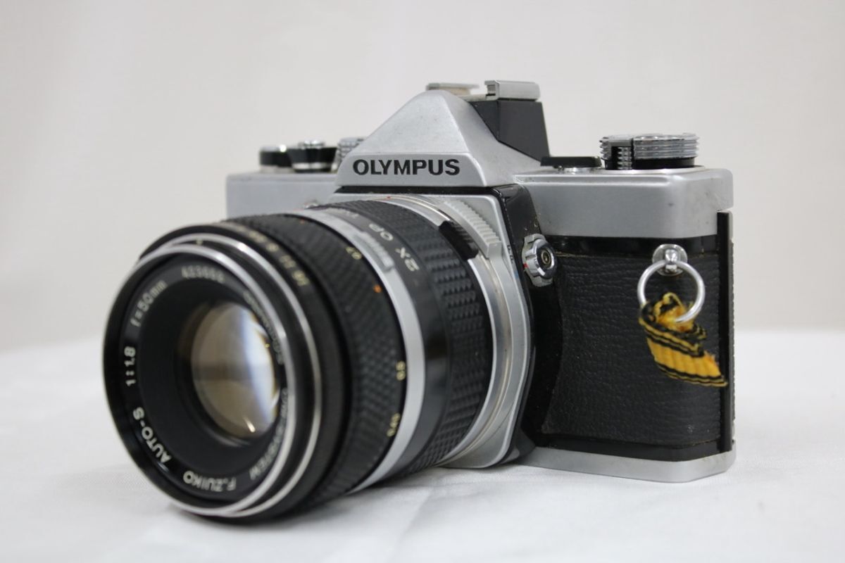 【返品保証】 Olympus OM-1 OM-SYSTEM F.ZUIKO AUTO-S 50mm F1.8 テレコンバーター付き e9562