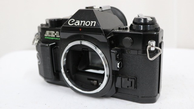 【返品保証】 キャノン Canon AE-1 PROGRAM ブラック ボディ e9424