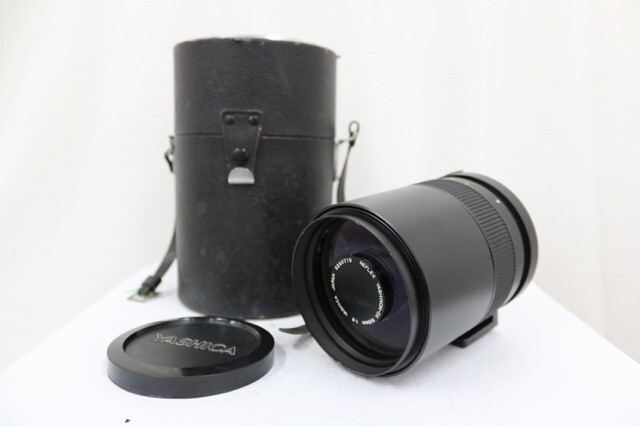 【返品保証】 ヤシカ Yashica REFLEX YASHINON-DX 500mm F8 ケース 三脚座付き ミラーレンズ e9471