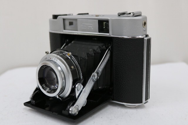 【返品保証】 TEXER SR TEXER 75mm F3.5 蛇腹カメラ e9460