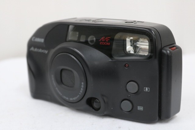 【返品保証】 キャノン Canon Autoboy AiAF ZOOM ブラック 38-60mm F3.8-5.6 コンパクトカメラ e9458