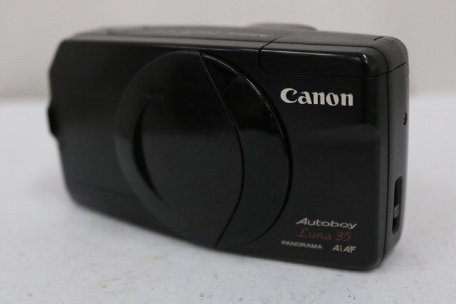 【返品保証】 キャノン Canon Autoboy Luna 35 PANORAMA ブラック 35-70mm F4.2-7.8 コンパクトカメラ e9452
