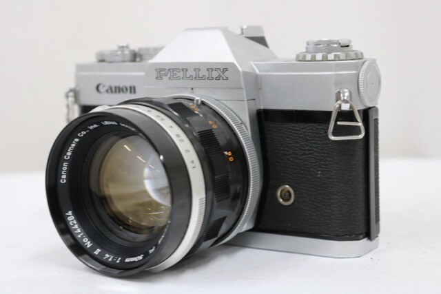 【返品保証】 キャノン Canon PELLIX QL Canon FL 50mm F1.4 II ボディレンズセット e9408