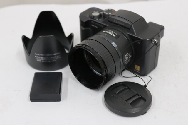 【返品保証】 パナソニック Panasonic LUMIX DMC-FZ1 フード バッテリー付き コンパクトデジタルカメラ e9401