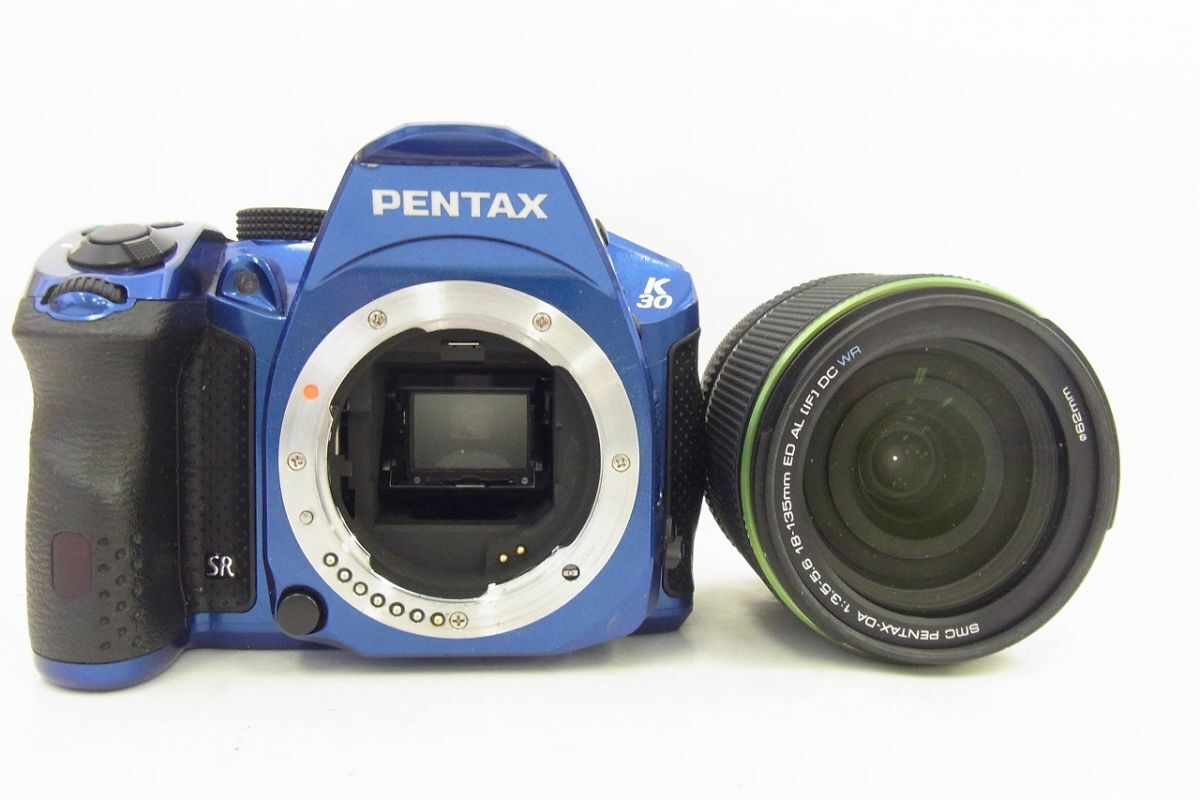T749-J40C-199 PENTAX ペンタックス K-30 デジタル一眼カメラ / 1:3.5-5.6 18-135mm レンズ 現状品②