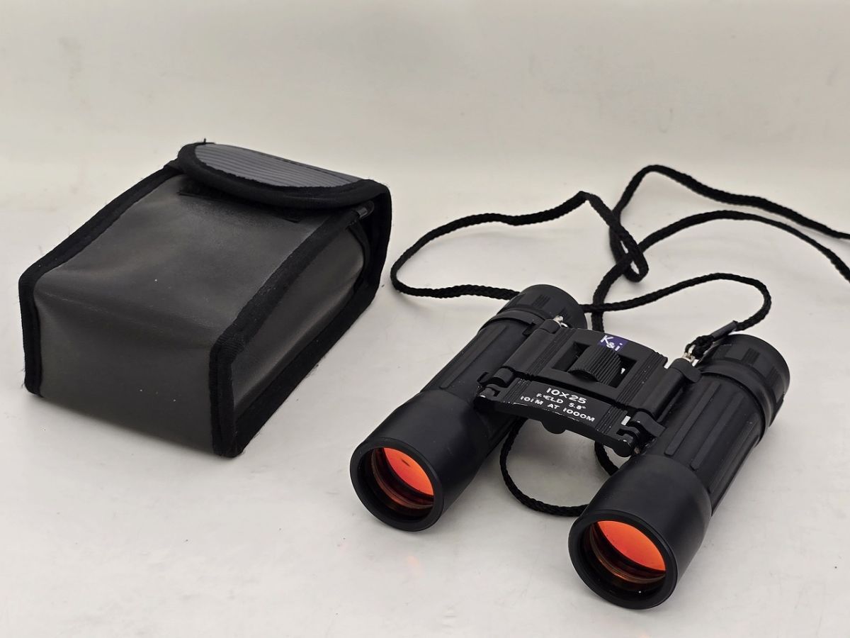 S905-J37-2451 k&i 双眼鏡 10×25 動作未確認 現状品④