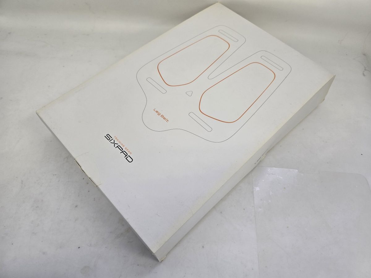 T935-Y25-7476 TRAINING GEAR SIX PAD Leg Belt シックスパッド 動作未確認 現状品④