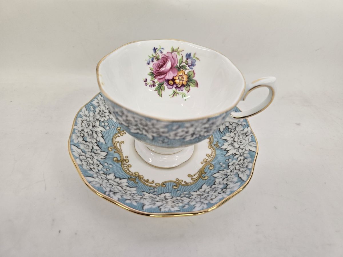 T901-Y38-1340 ROYAL ALBERT ロイヤルアルバート カップ＆ソーサー 現状品④