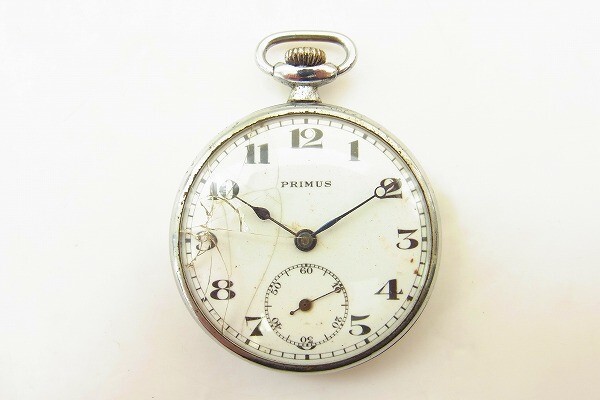 R076-Y41-1070◎ PRIMUS 手巻き 懐中時計 現状品③◎