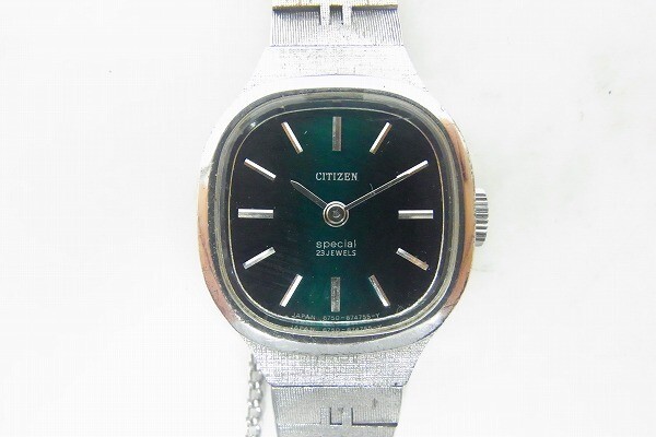 T019-J42-510◎ CITIZEN シチズン 6750 レディース 手巻き 腕時計 現状品③◎
