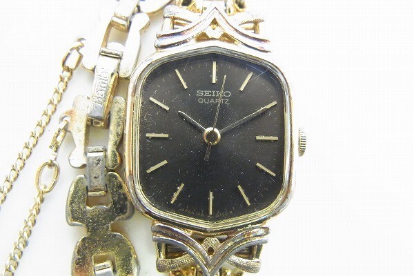 S457-N29-6014◎ SEIKO セイコー 1421-5050 レディース クォーツ 腕時計 現状品① ◎