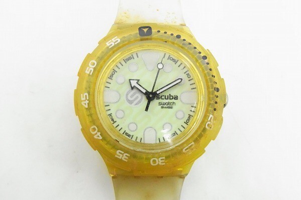 S516-J9-6454◎ Swatch スウォッチ メンズ クォーツ 腕時計 現状品①◎