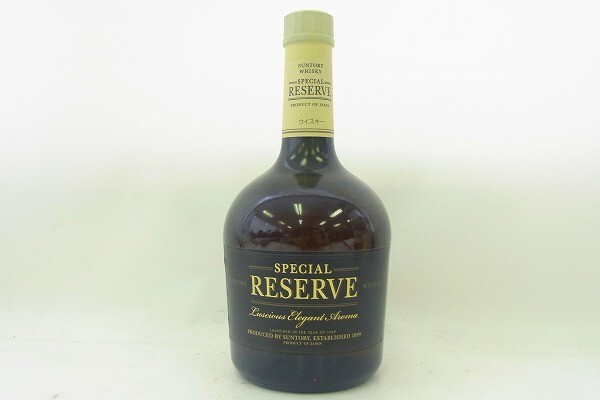 T132-N35-6403 SUNTORY サントリー リザーブ ウィスキー 700ml 40% 未開栓 現状品③