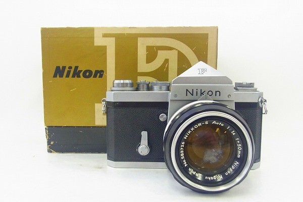 T112-N29C-736 NIKON ニコン F / NIKKOR-S AUTO 1:1.4 f=50mm フィルムカメラ 現状品③