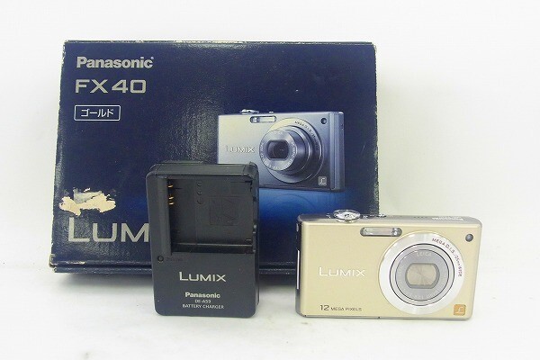 T051-J4C-202 PANASONIC パナソニック LUMIX DMC-FX40 コンデジ 現状品③
