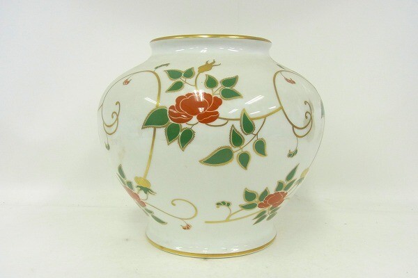 T167-N41-4113 OKURA 大倉陶園 花器 花瓶 現状品③