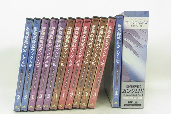 T1517‐N44-1101 新機動戦記ガンダム DVD まとめ 現状品