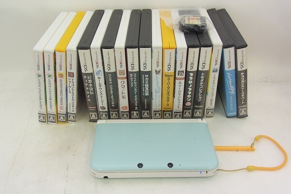 T1515‐N46‐521 NINTENDO 任天堂 3DS LL SPR-001 ソフトセット 現状品