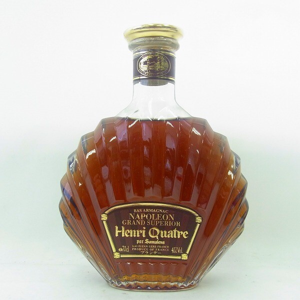 T135-N37-5152 HENRI QUATRE ナポレオン アルマニャック 700ml 40% 未開栓 現状品③