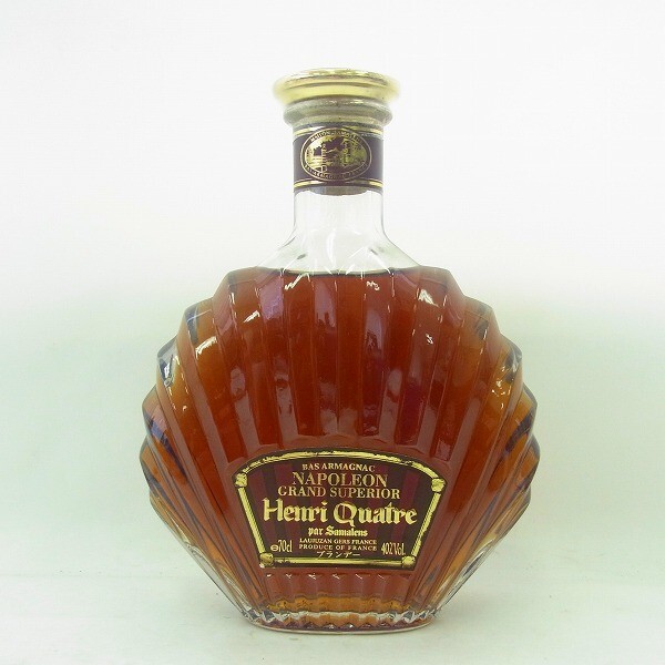 T131-N37-5153 HENRI QUATRE ナポレオン アルマニャック 700ml 40% 未開栓 現状品③