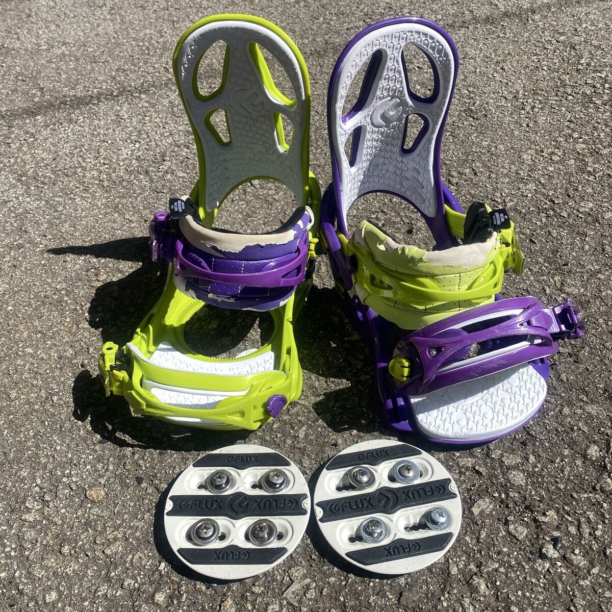 【BD119】バインディング★FLUX BINDINGS フラックス★サイズ：M★スノーボード用品 ビンディング メンズ レディース ブーツ