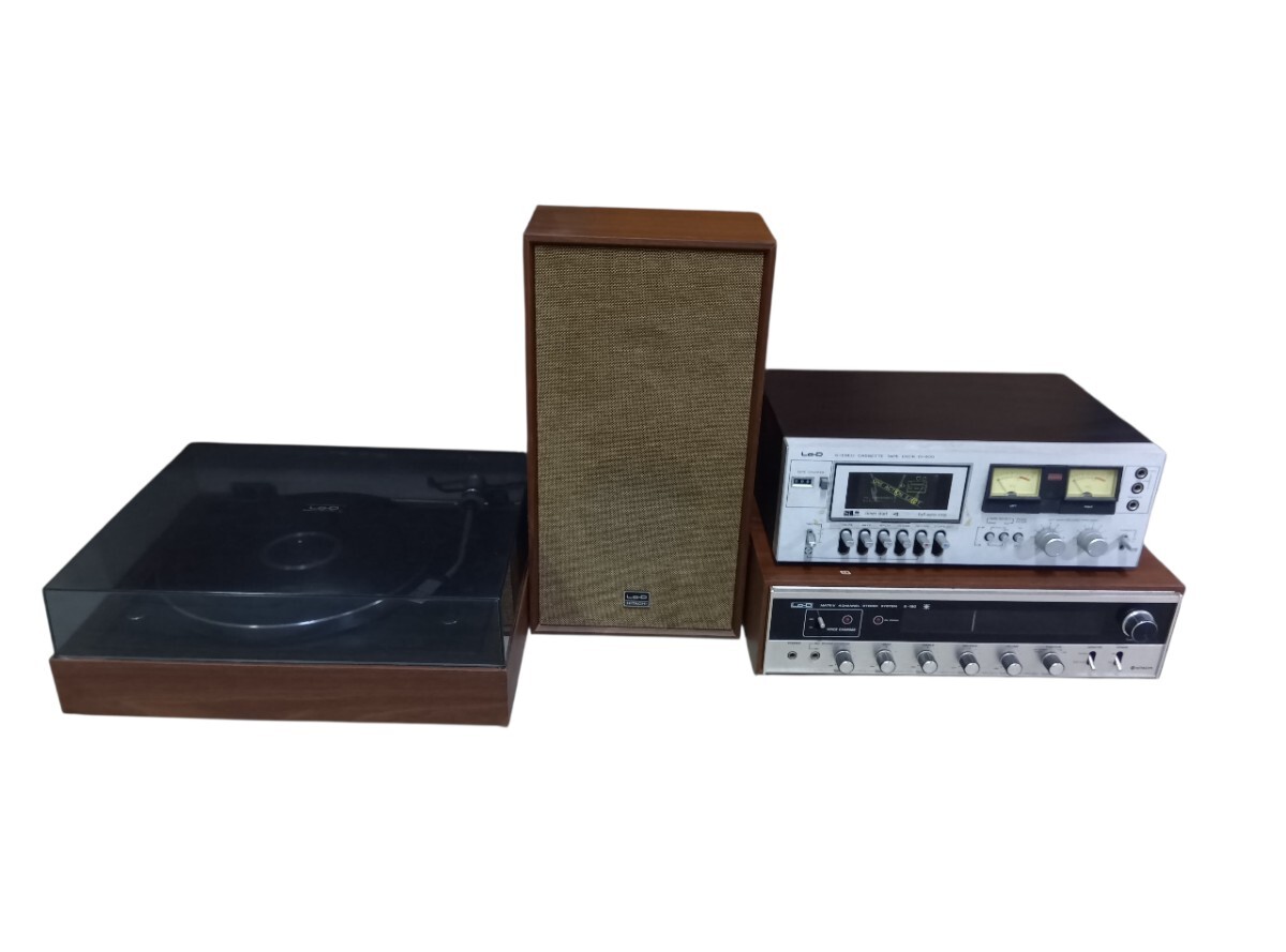 【直接引き取り大歓迎】現状品 HITACHI Lo-D レコードプレイヤー コンポ セット ST-LP用針 D-400 S-150 HN-ST2 通電確認済 保管品