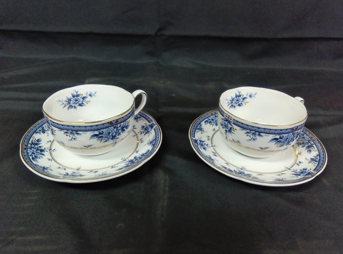 Giovanni Valentino ジョヴァンニ ヴァレンティノ カップ＆ソーサー 2客セット 洋食器 花柄