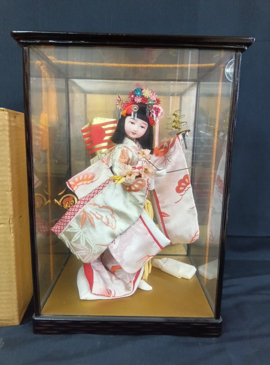 【当時物】雛人形 ひな人形 ひな祭り 日本人形 当時物 骨董 江戸 細工 昭和初期