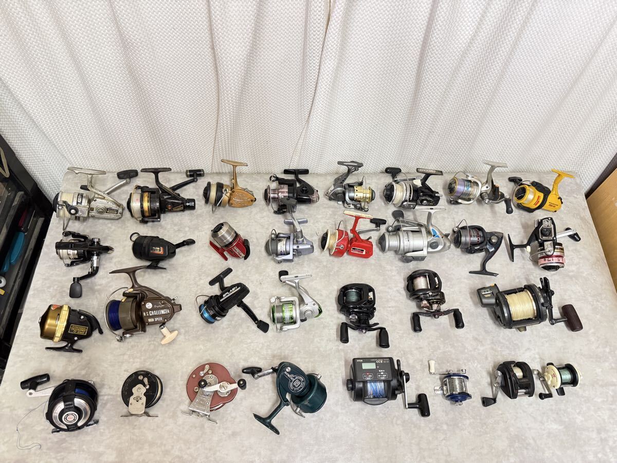 1円から　 釣具 リール　など　31点　まとめ売りセット　現状渡し
