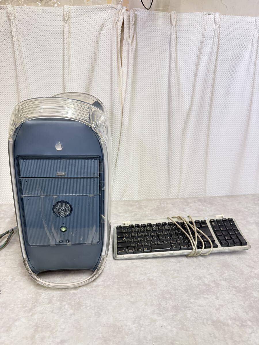 Power Mac G4 通電・起動音確認済み / 純正キーボード M2452 付き / 現状渡し