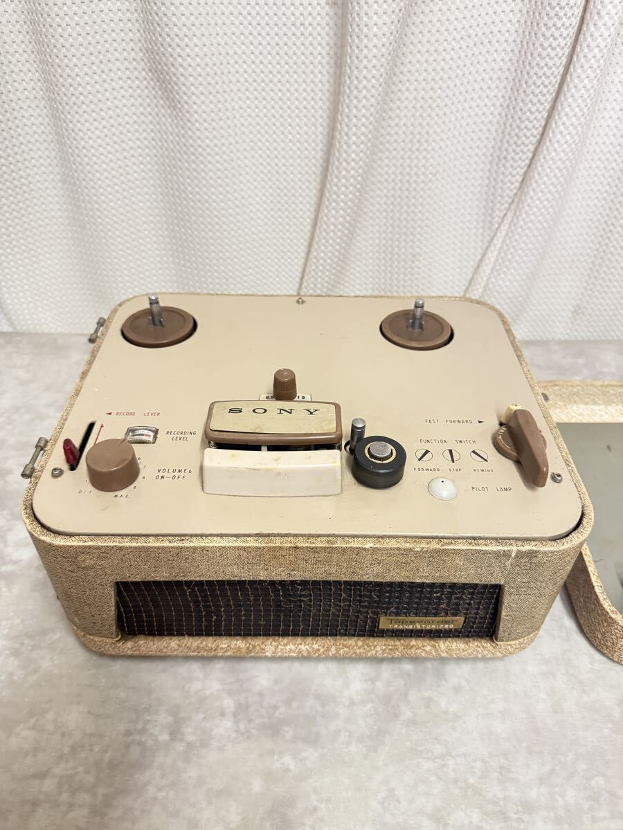 【希少/昭和レトロ】SONY ソニー オープンリールレコーダー Model 101 アンティーク 動作未確認 ジャンク扱い　現状渡し