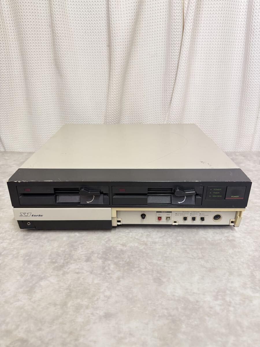 1円から　SHARP X1 turbo 本体 当時物 通電確認済み 現状品 ジャンク シャープ レトロ PC 現状渡し