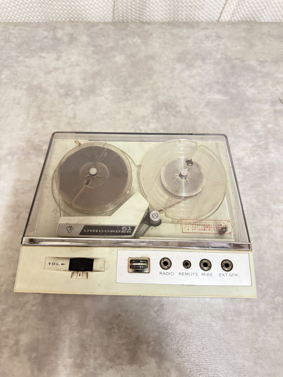 昭和レトロ STANDARD UNICORDER 61 スタンダード オープンリールテープレコーダー 希少 当時物 ジャンク扱い 現状渡し