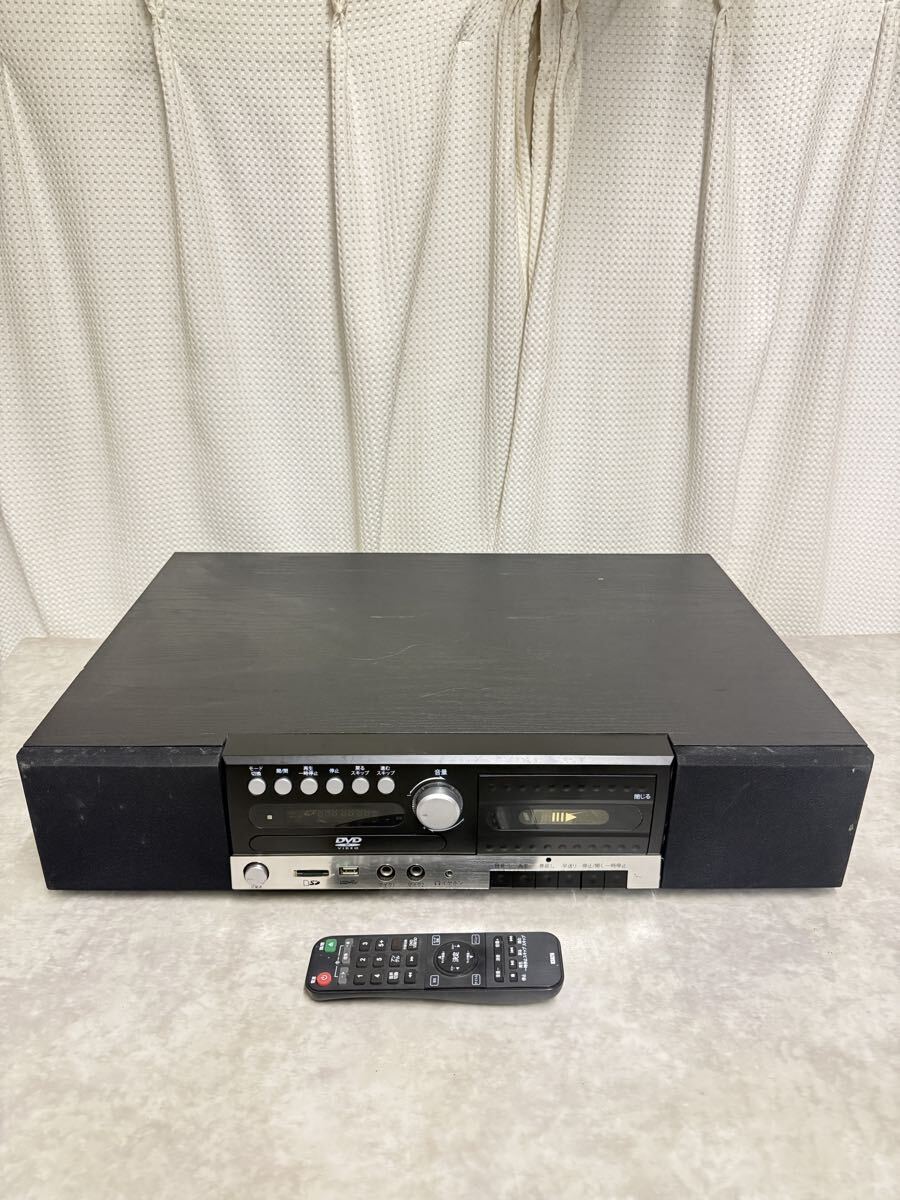 Fuze KSD26 DVDカラオケサウンドバー リモコン付き CD/DVD再生OK カセット未確認 ジャンク扱い 現状渡し