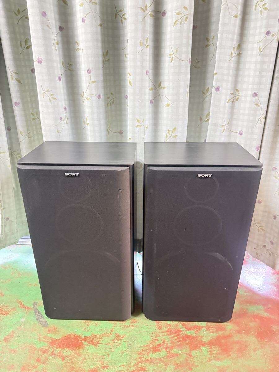 SONY SS-V810AV スピーカーシステム 左右ペア 3ウェイ 180W 動作未確認 ソニー 現状渡し