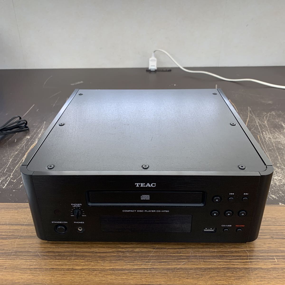 中古品 TEAC CDプレーヤー CD-H750 ティアック 2012年製 リモコン有り