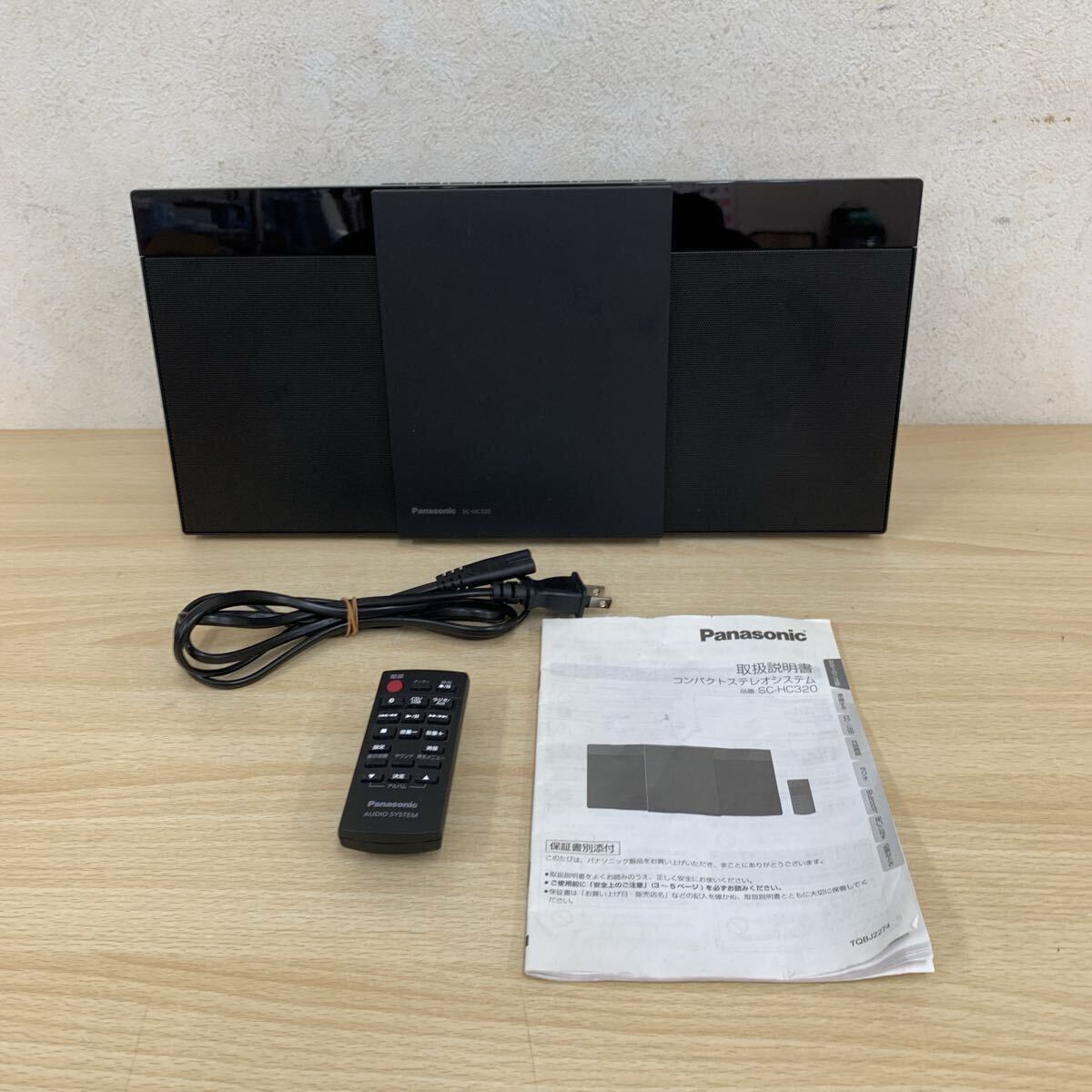 中古品 パナソニック Panasonic コンパクトステレオシステム SC-HC320 2021年製 ミニコンポ・オーディオ機器