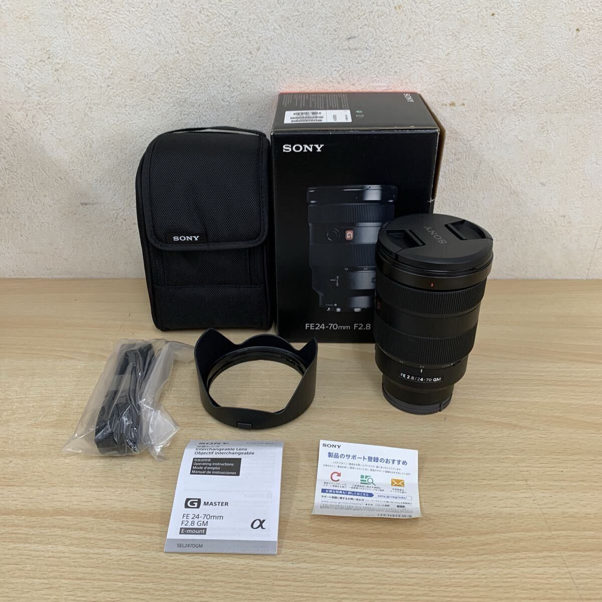 美品 カメラレンズ ソニー SONY α FE 24-70mm F2.8 GM SEL2470GM E-mount 一眼カメラ用