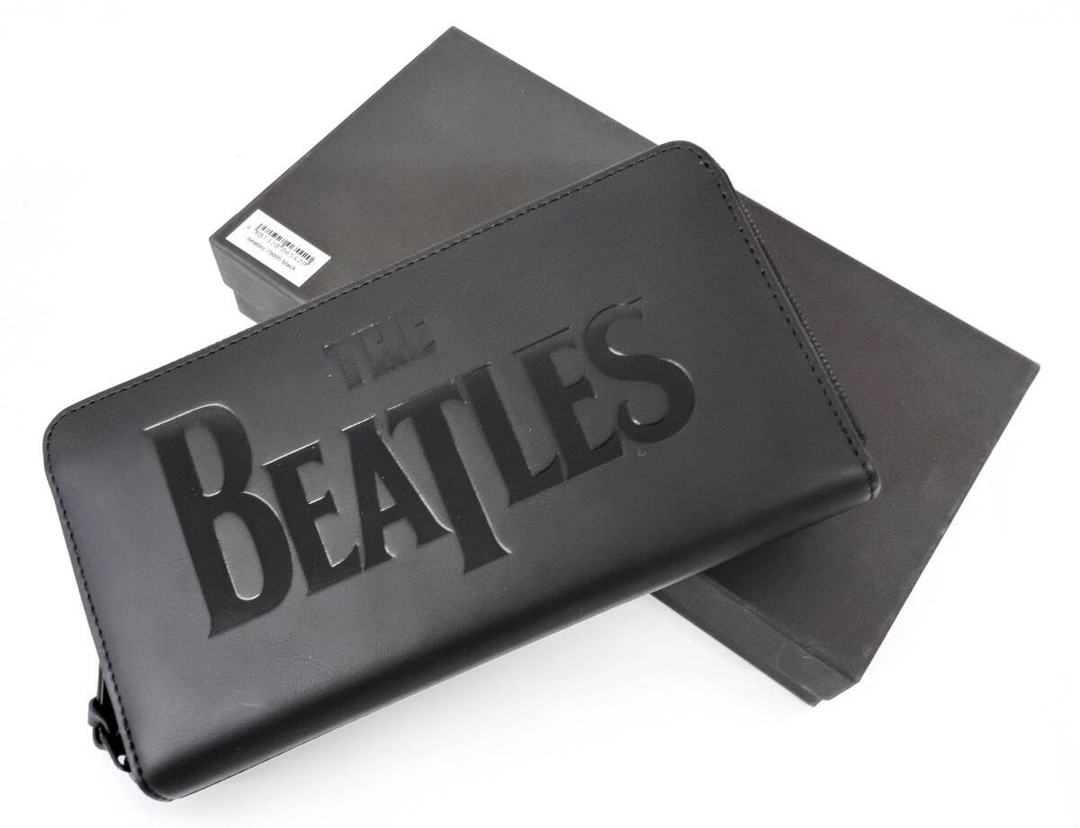 2022 Apple Corps Ltd. A Beatles Product ＊THE BEATLES　ビートルズ ＊ラウンドファスナー　ウォレット 　長財布　＊NO.79005　BLACK