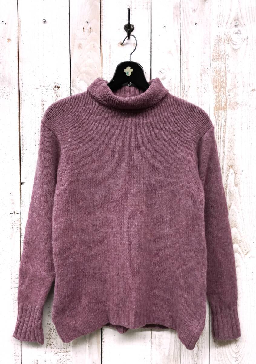VINTAGE ヴィンテージ　US古着＊L.L.BEAN エルエルビーン　1980'S ＊WOMEN'S レディスモデル ＊MADE IN SCOTLAND タートルネックセーター S