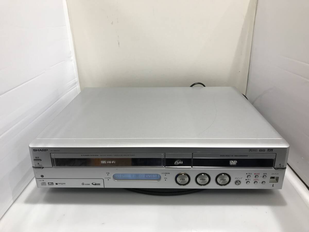 シャープ ビデオ一体型DVDレコーダー DV-HRW50 中古品R591